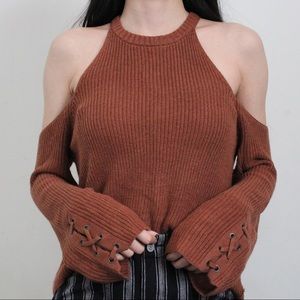Rust sweater